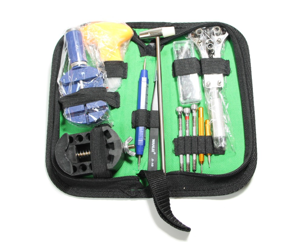 Kit 13pz ripara orologi orologio apricasse toglimaglie spingiperno cacciaviti portatile